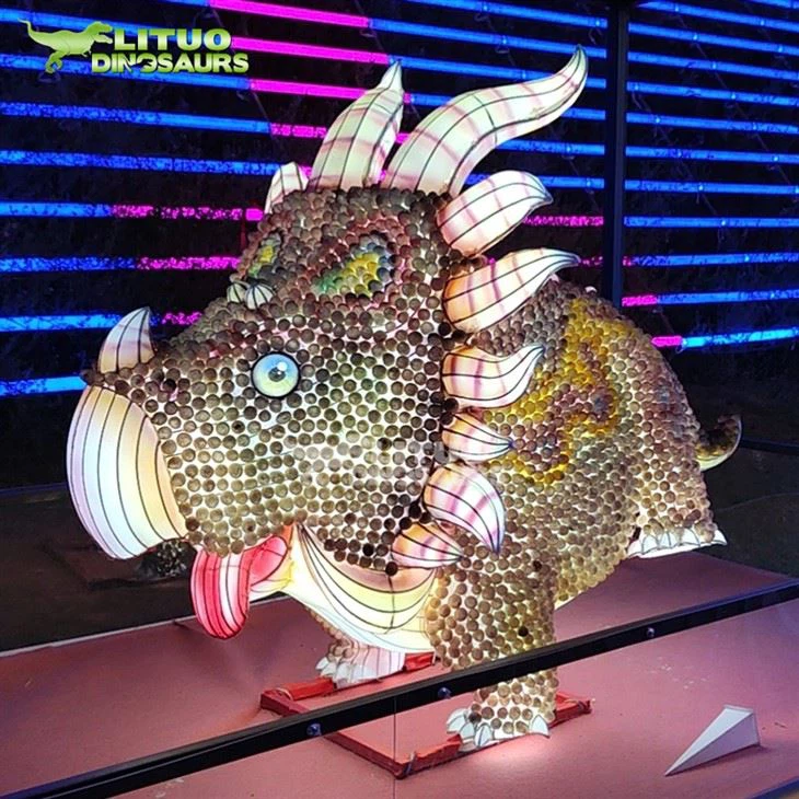 Dinosaur Park Silk Lantern